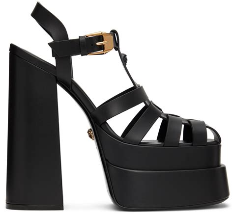 versace medusa head strap blazer dupe|Versace platform sandals dupe.